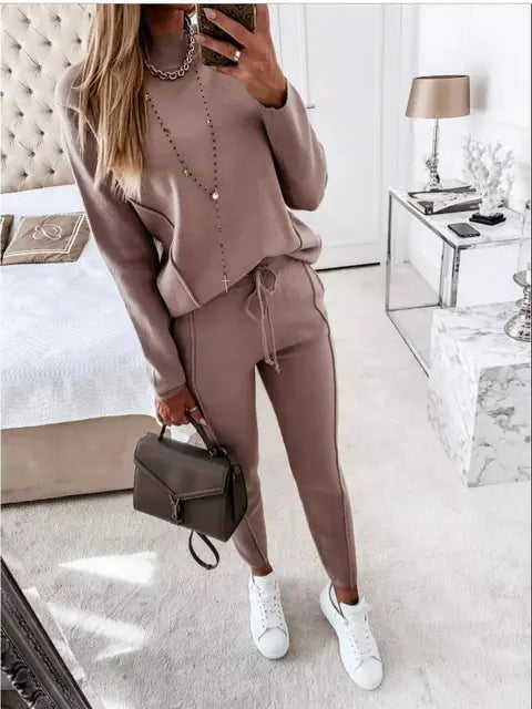 Women's Casual Tracksuit Set | Relaxed Fit