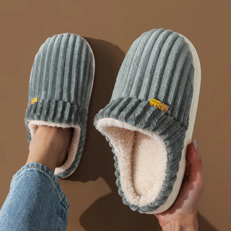 Humtto Women's Plush Warm Slippers–Comfy Indoor Winter Footwear
