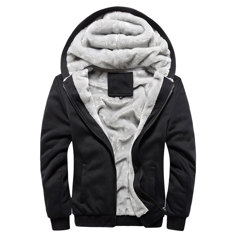 Winter fleece jacket men