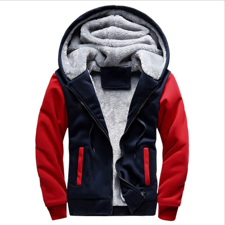 Winter fleece jacket men