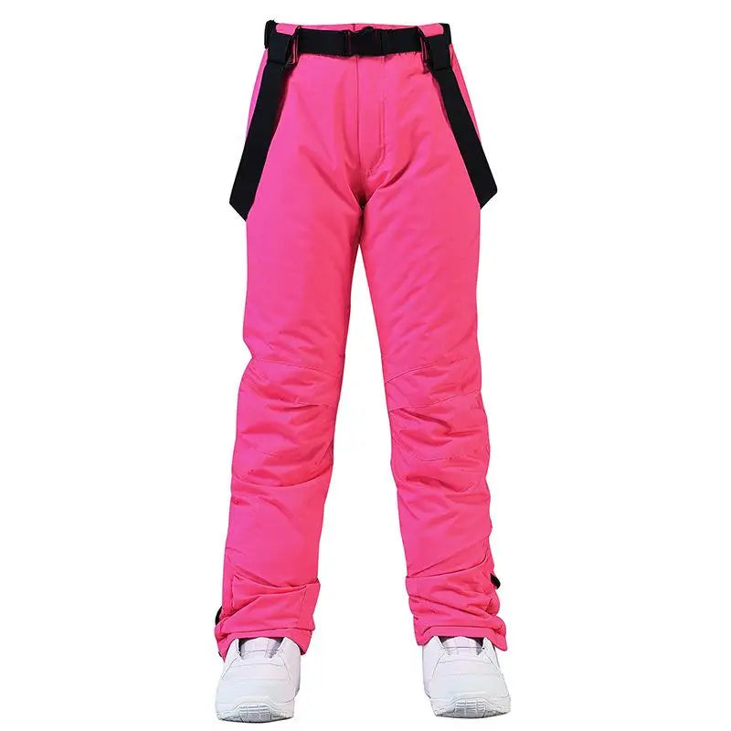 Water-repellent winter ski pants