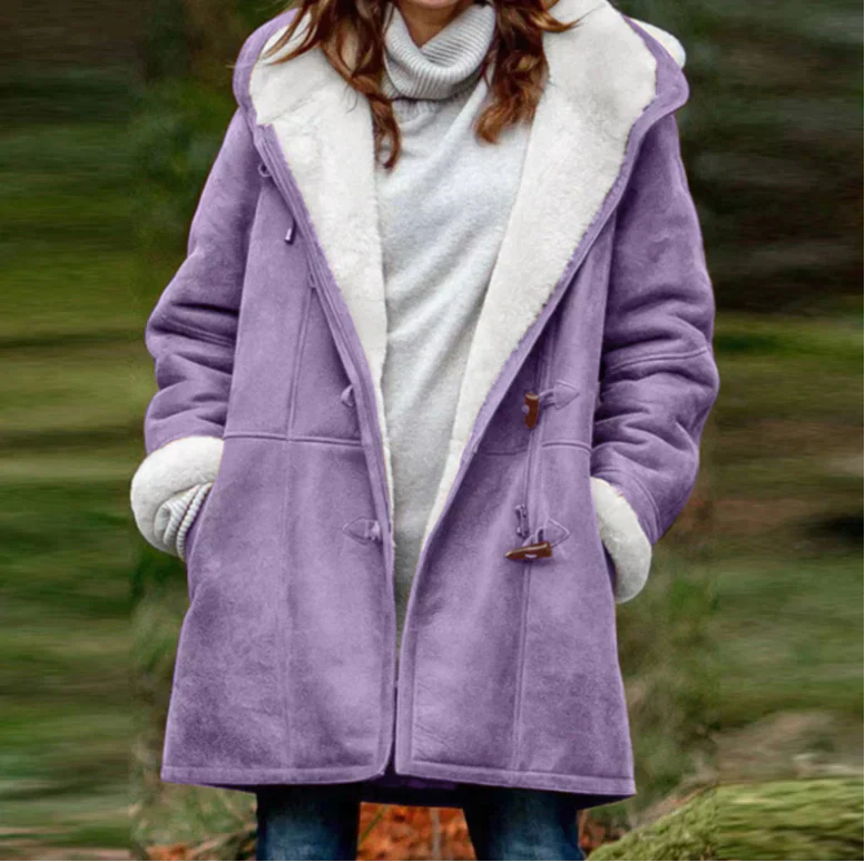 Winter jacket for women with insulating lining