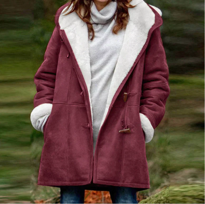 Winter jacket for women with insulating lining