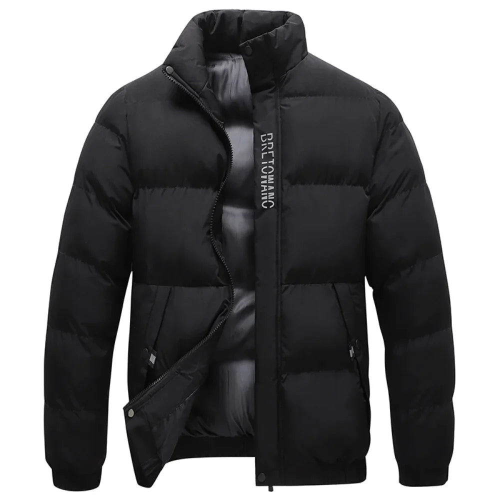 Winter jacket for men with collar