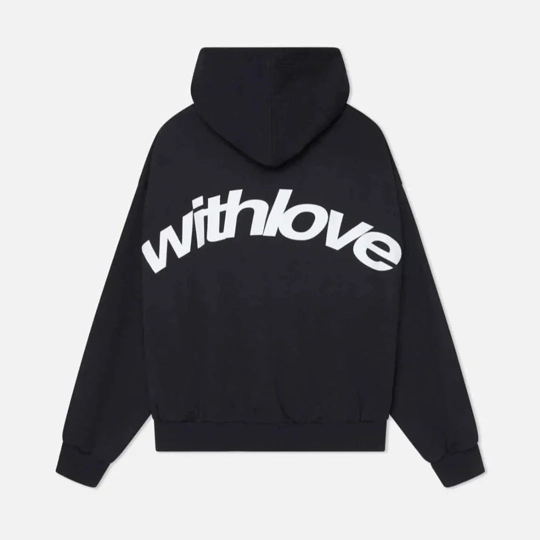 With Love Statement Casual Hoodie