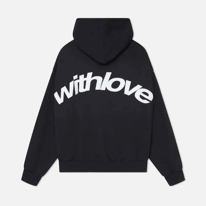 With Love Statement Casual Hoodie