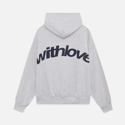 With Love Statement Casual Hoodie
