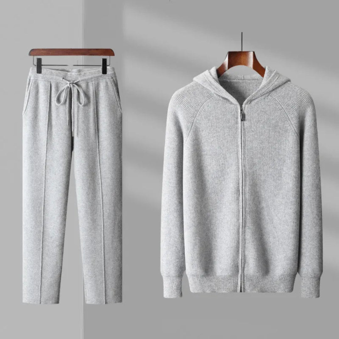 Wool Hoodie and Pants Set