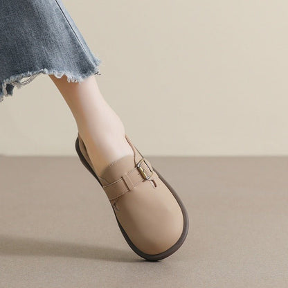 Women Mary Jane Loafers With Arch Support For All Day Comfort Round Toe Flats Orthopedic Style