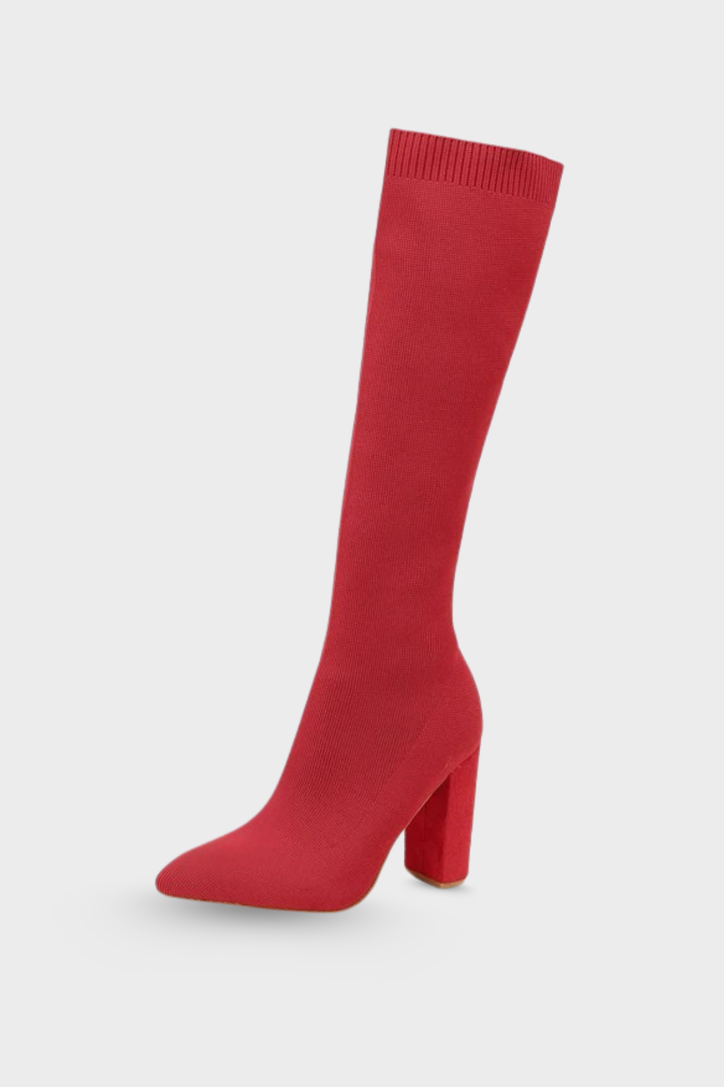 Women's Stretch Knit Knee-High Boots