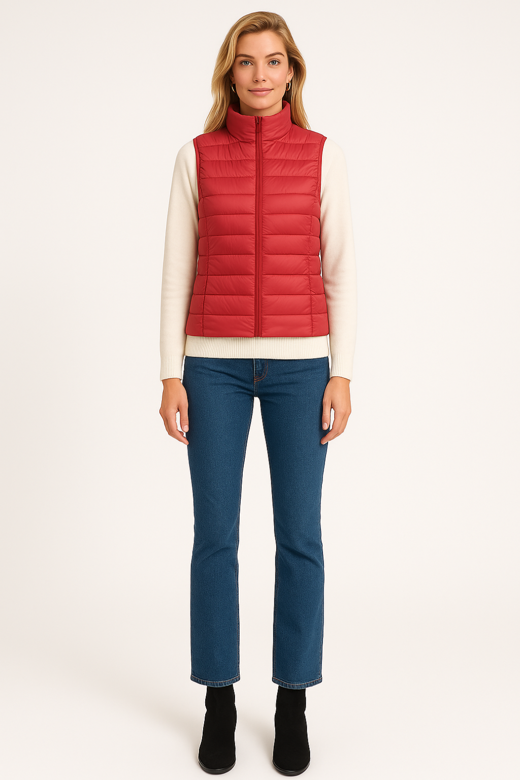 Men's Modern Down Vest By Sleek For Style Conscious Men With Layering Versatility