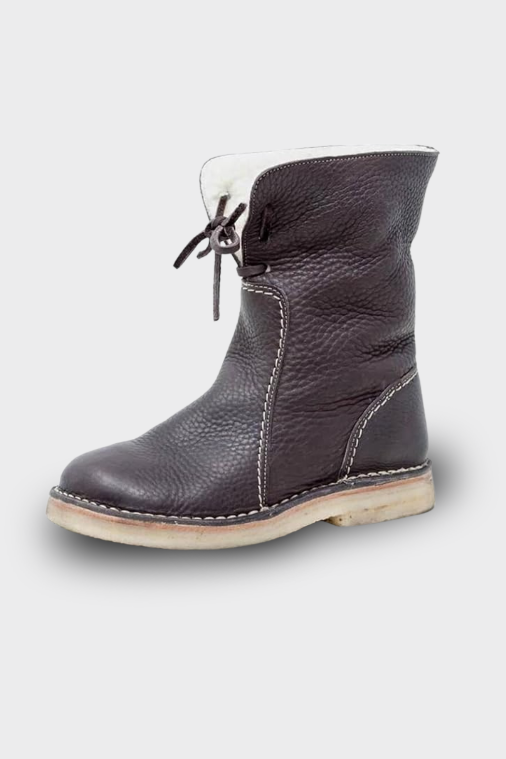 Women’s Waterproof Leather Winter Boots