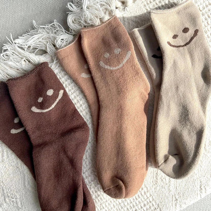 Women's Happy Face Ankle Socks
