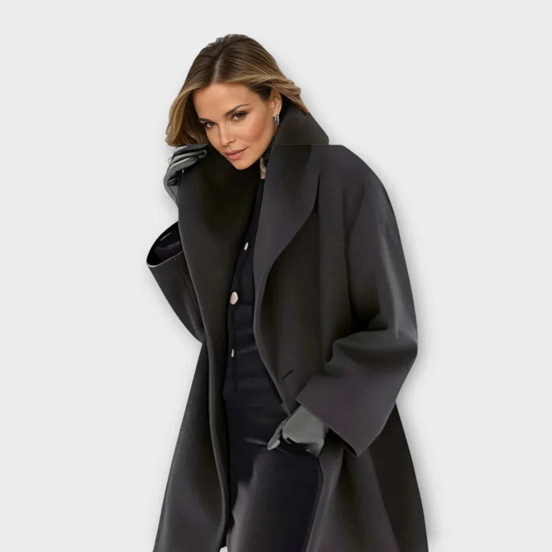 Women's Knee-Length Wool Coat