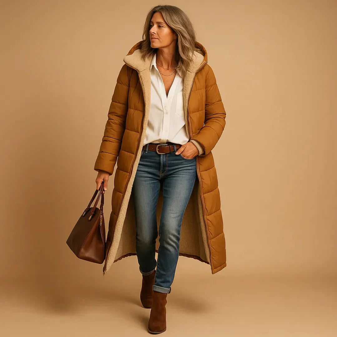 Women’s Long Quilted Puffer Coat
