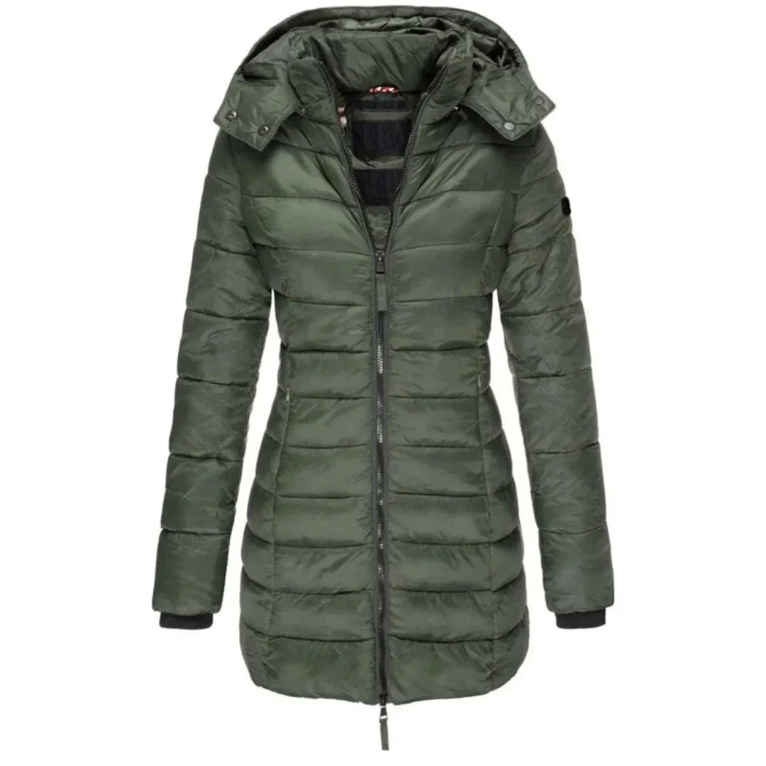 Women’s Longline Hooded Down Jacket