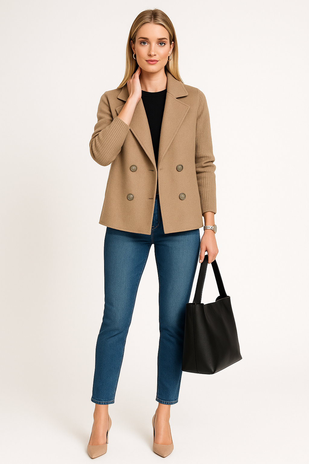 Women’s Modern Double-Breasted Blazer
