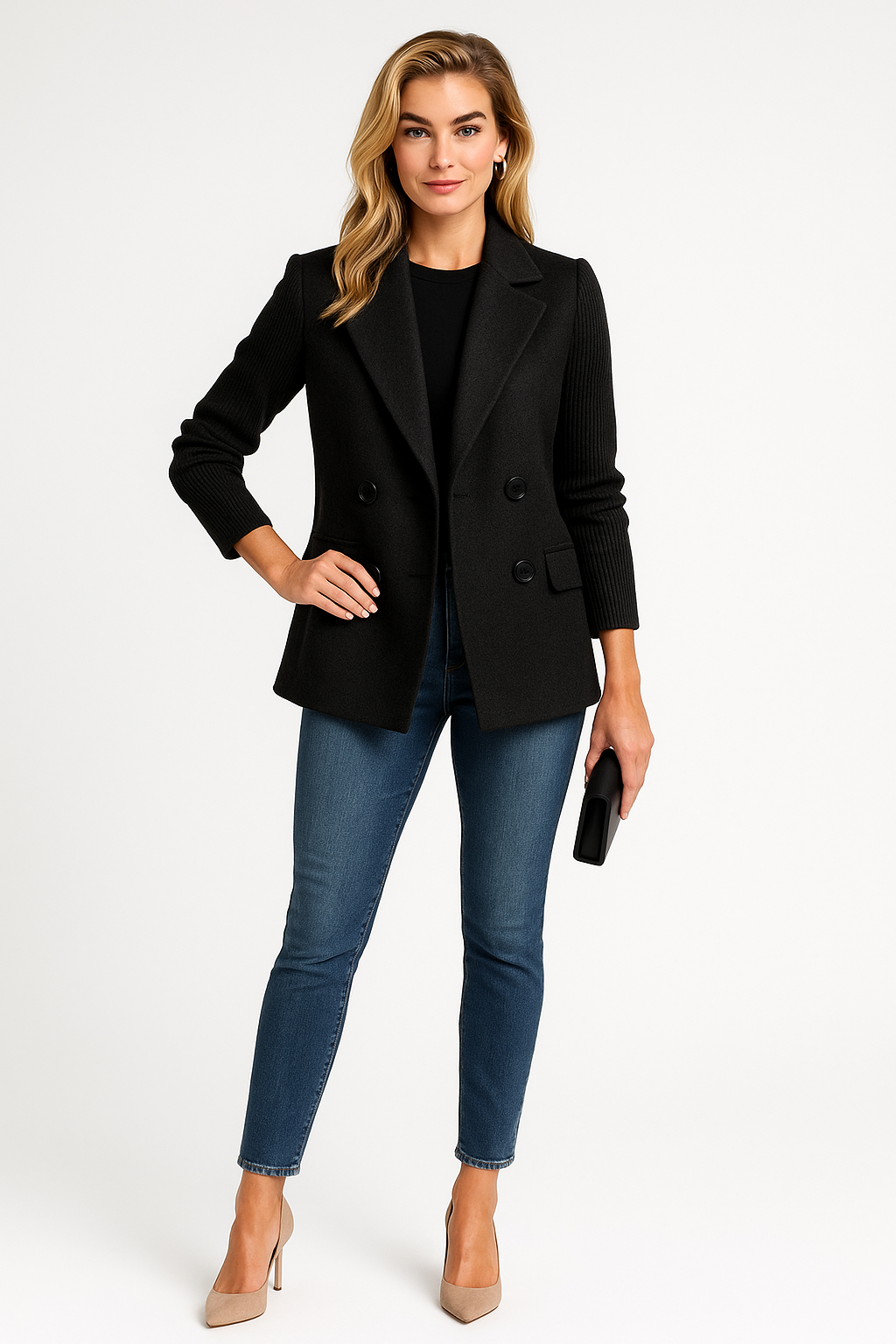 Women’s Modern Double-Breasted Blazer