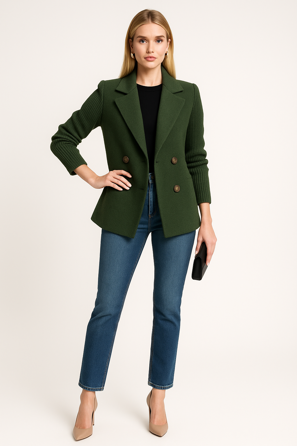 Women’s Modern Double-Breasted Blazer