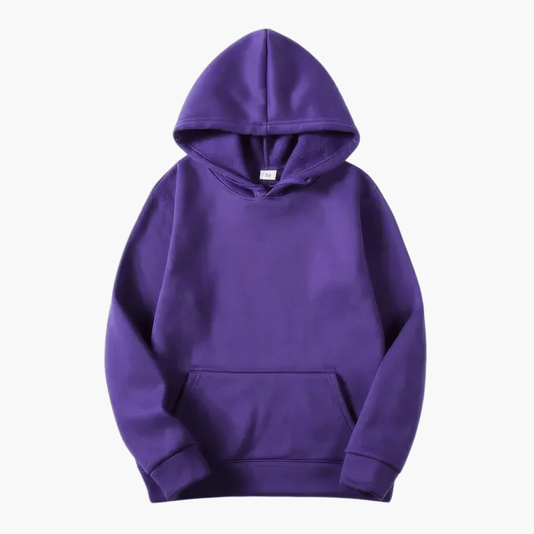 Hunter Men's Simple Long Sleeve Hoodie With Cozy Fit And Spacious Hood For Everyday Comfort Casual Wear And Outdoors