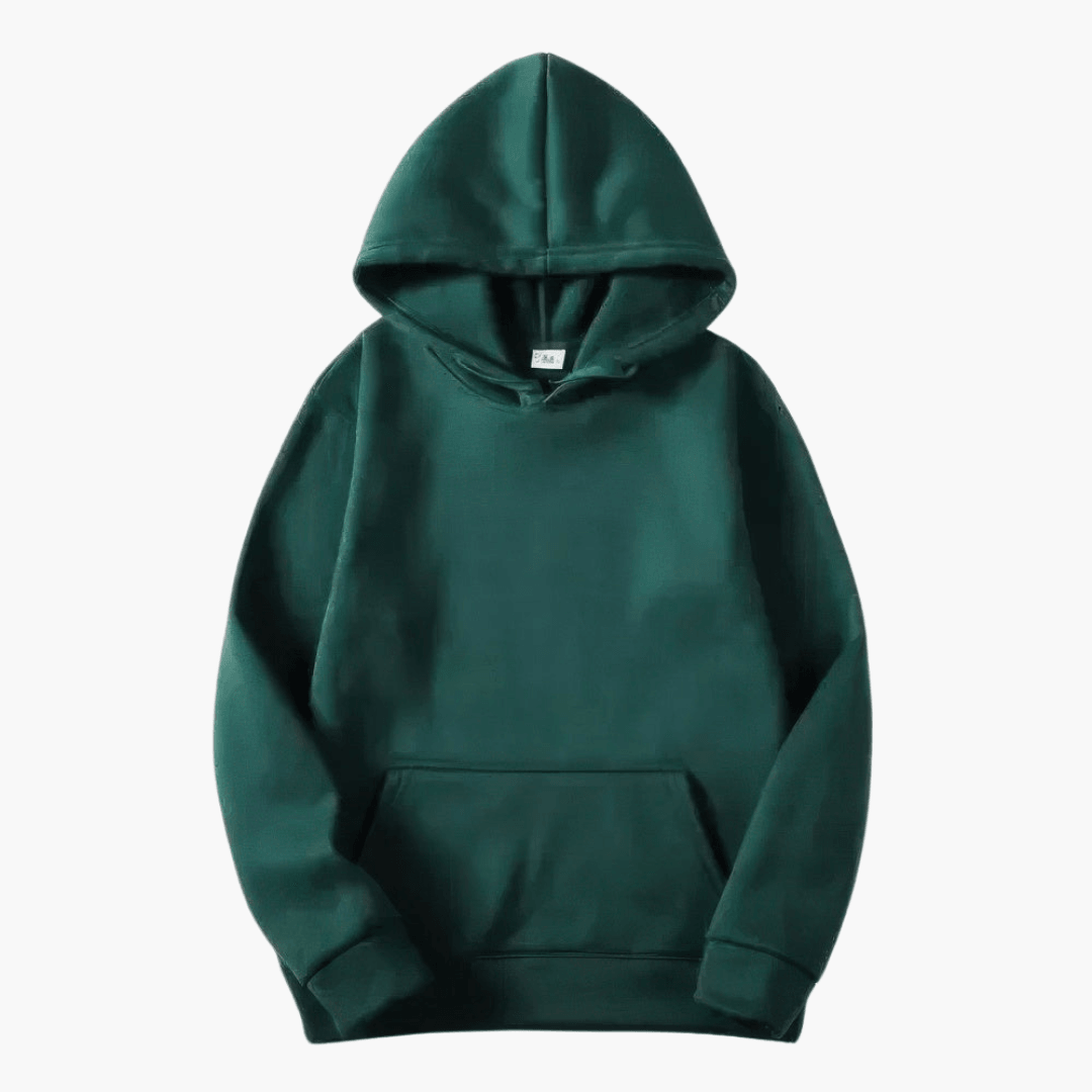 Hunter Men's Simple Long Sleeve Hoodie With Cozy Fit And Spacious Hood For Everyday Comfort Casual Wear And Outdoors