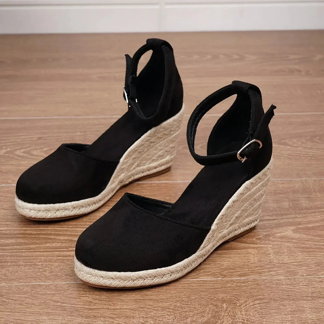 Savannah Espadrille Closed-Toe Wedge