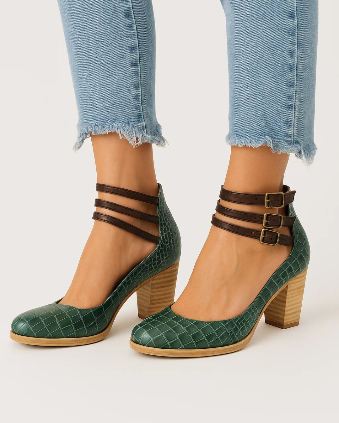 Women's Elegant Block Heel Pumps