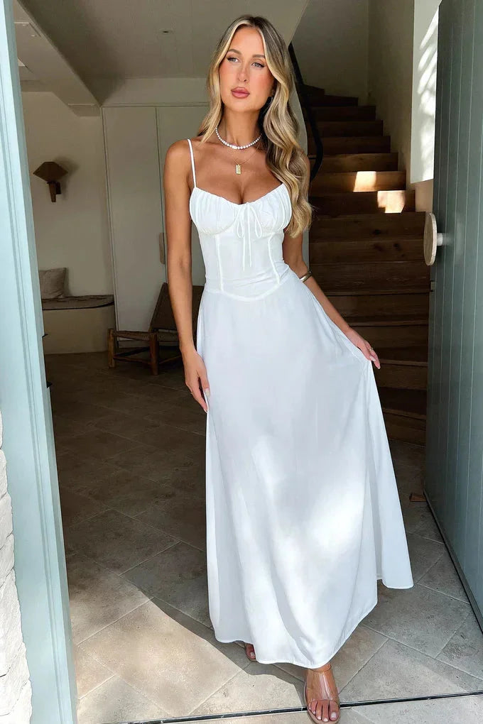 Women's Elegant Maxi Dress With Spaghetti Straps