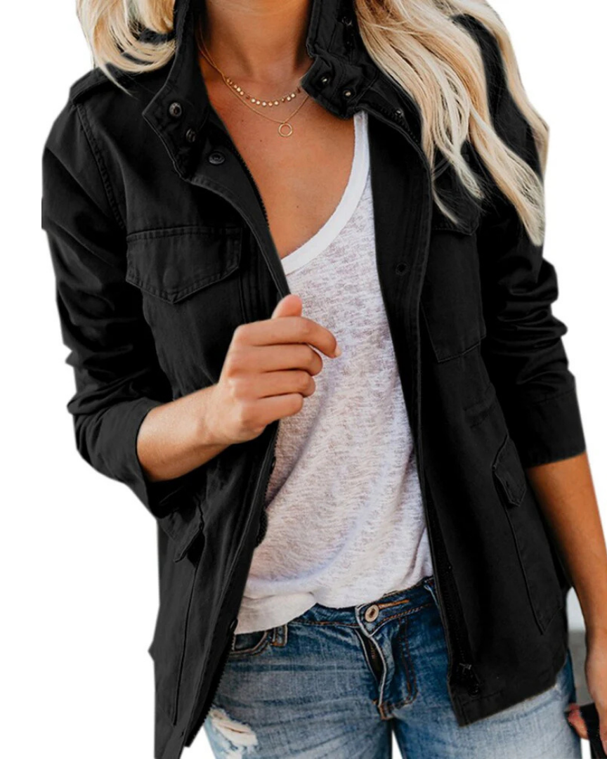 Lightweight Utility Jacket For Women With Flattering Fit And Everyday Comfort For City Dwellers