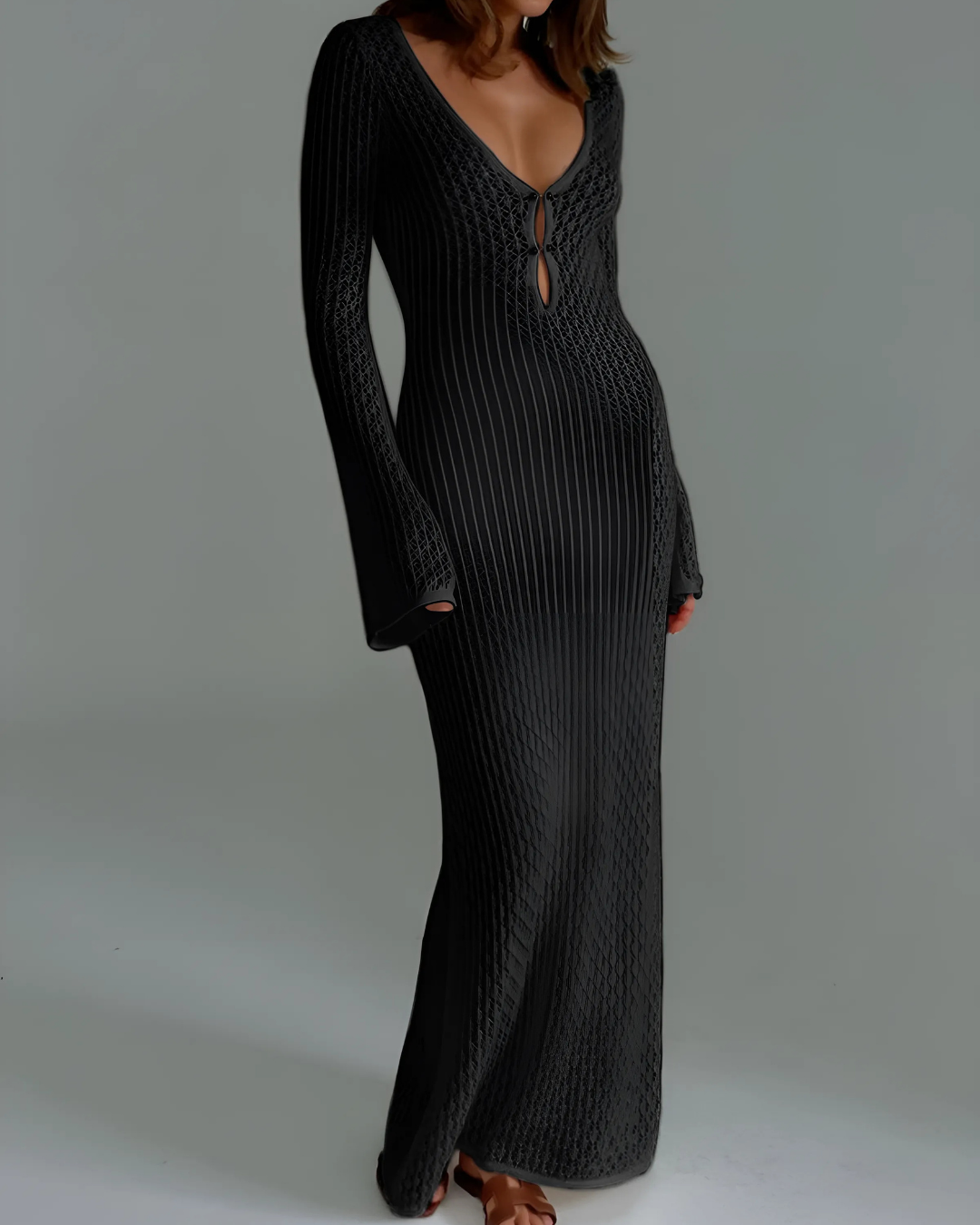 Women's Sheer Summer Maxi Dress