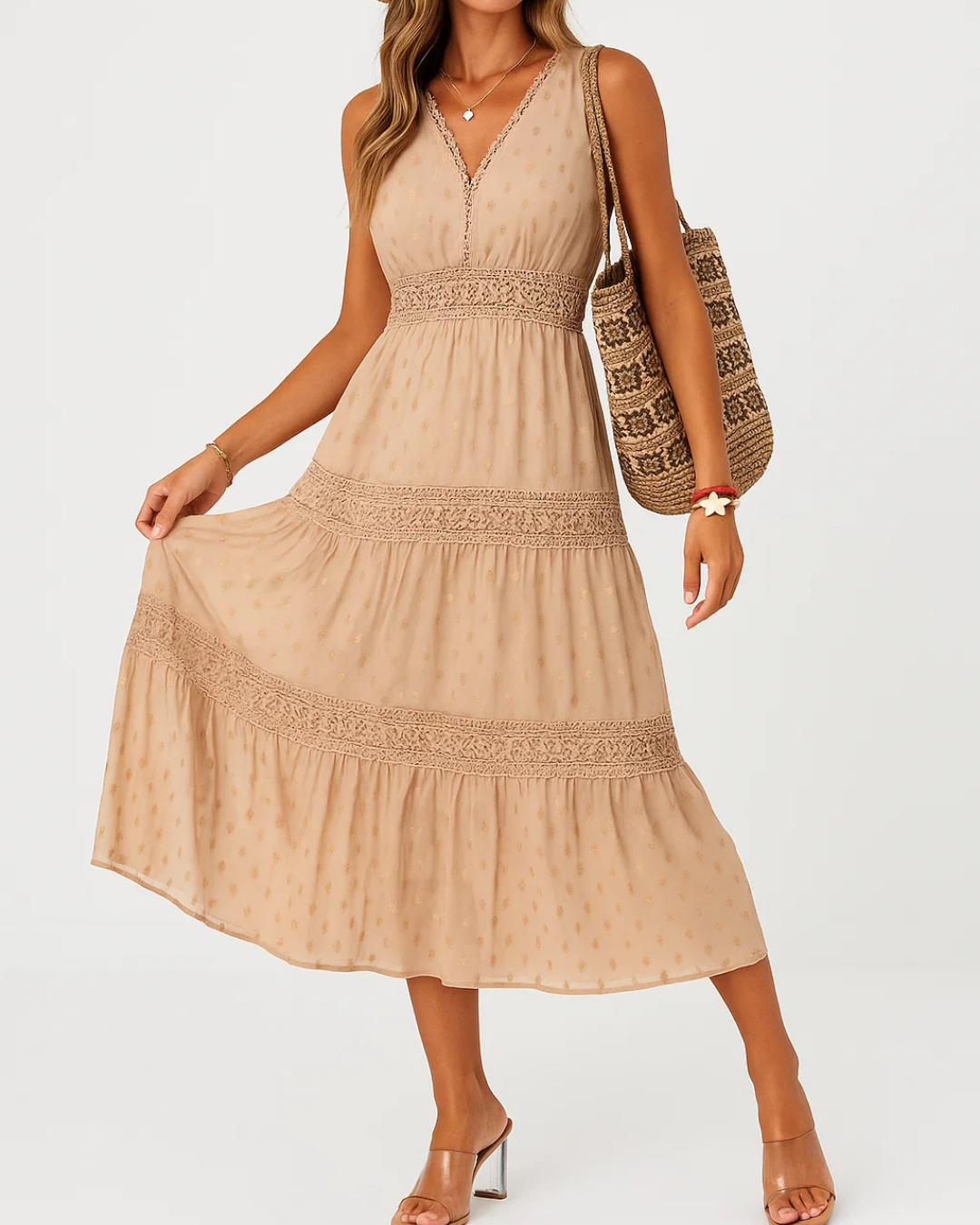 Women’s Sleeveless Summer Maxi Dress