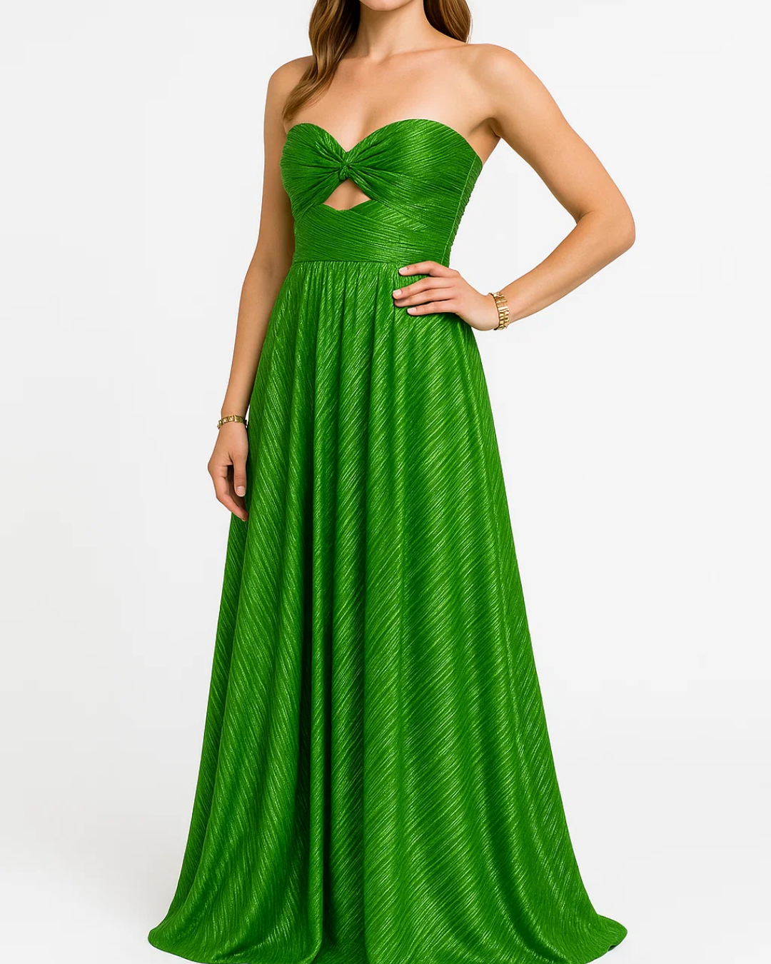 Women’s Strapless Elegant Evening Maxi Dress