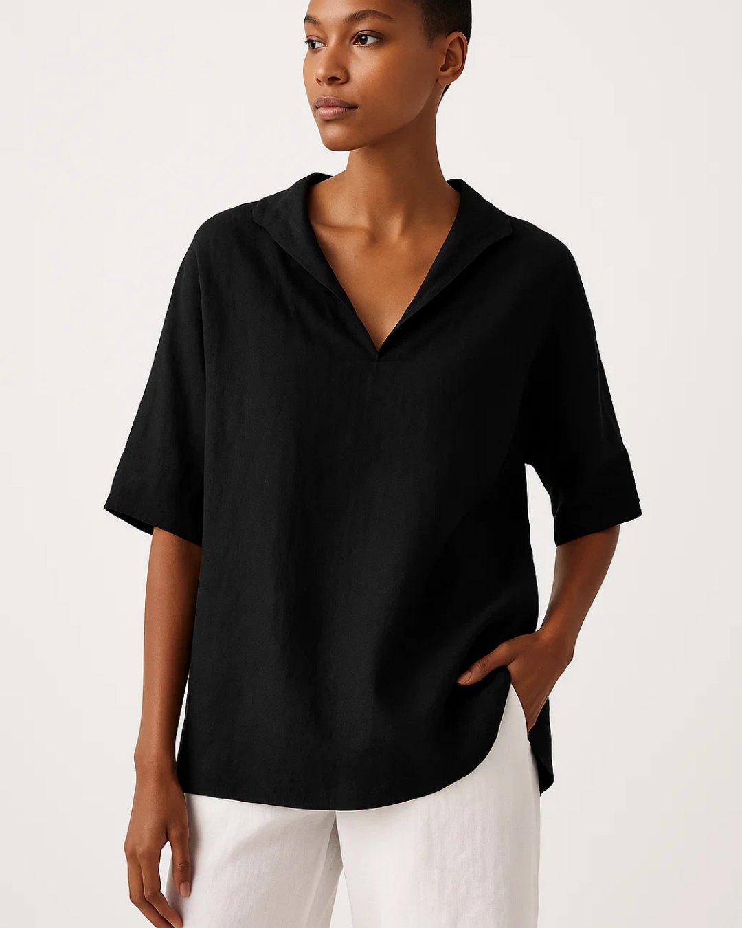 Women's V-Neck Casual Shirt