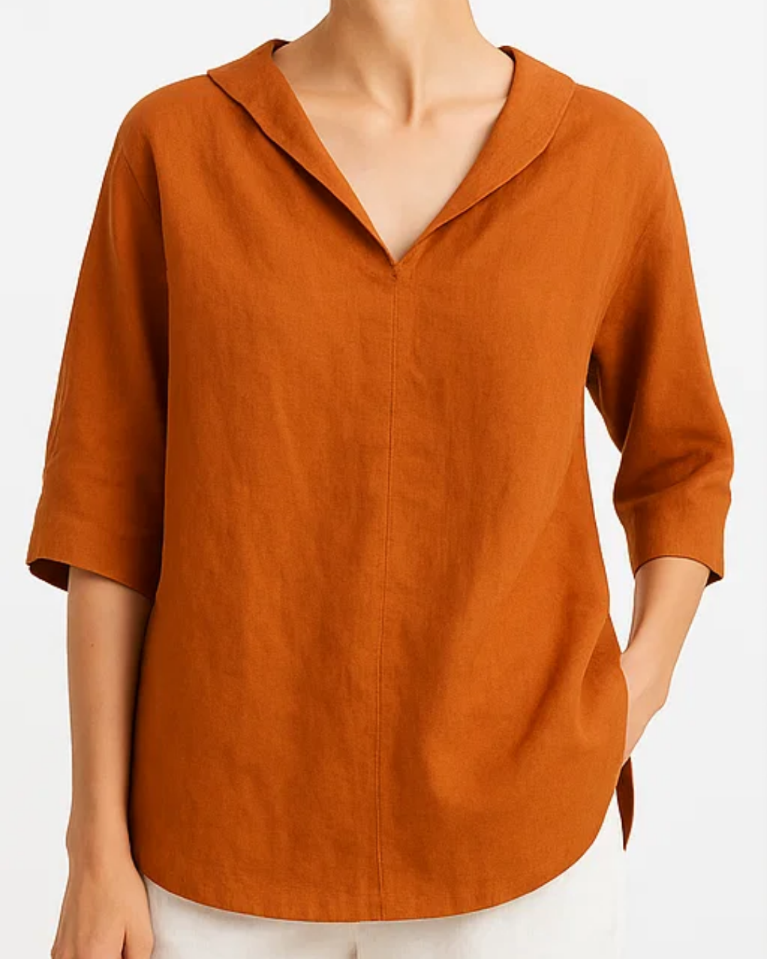Women's V-Neck Casual Shirt
