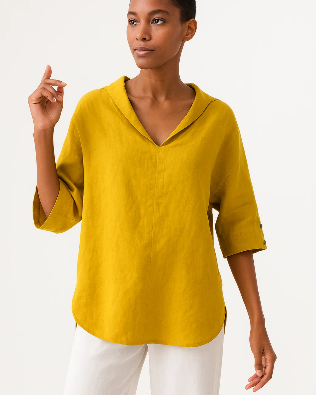 Women's V-Neck Casual Shirt