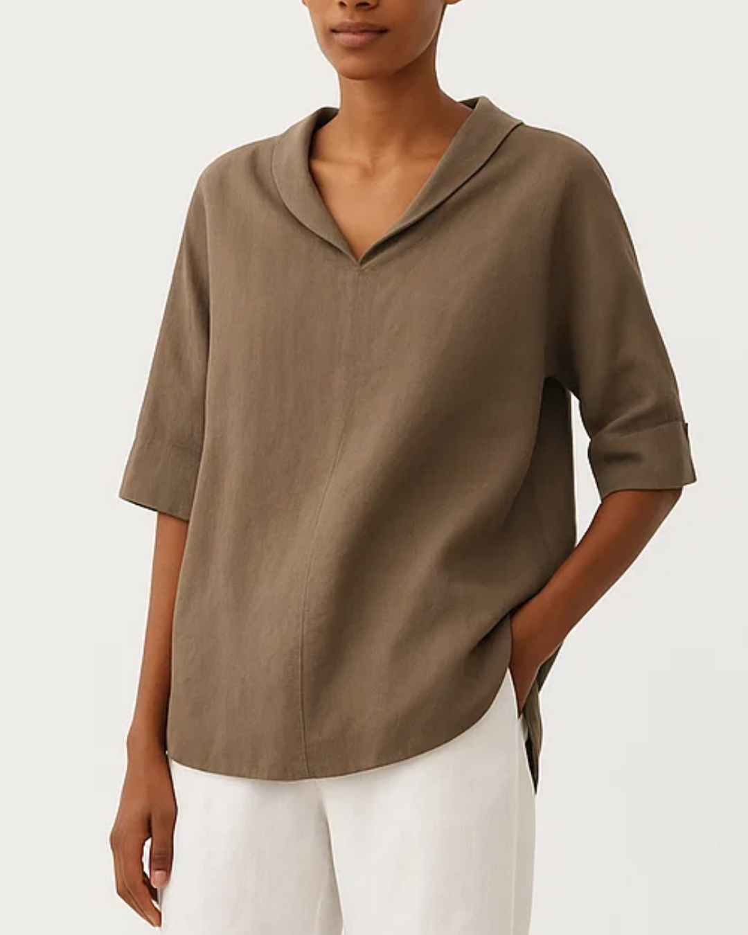 Women's V-Neck Casual Shirt