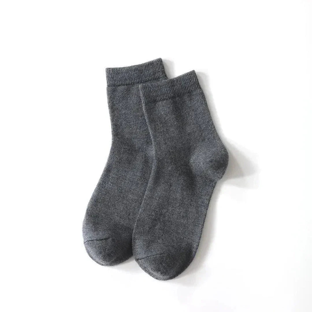 Wool Knitted Mid-Calf Women's Socks