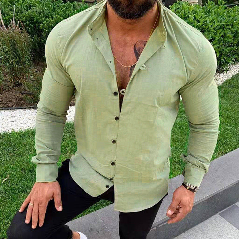 Loïs Linen Shirt For Men Premium Quality With All Day Comfort And Freshness And Elegant Cut For Modern Style