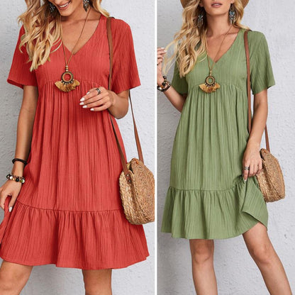 Women's Dress with Belly Coverage and Flattering Fit - TrendAura