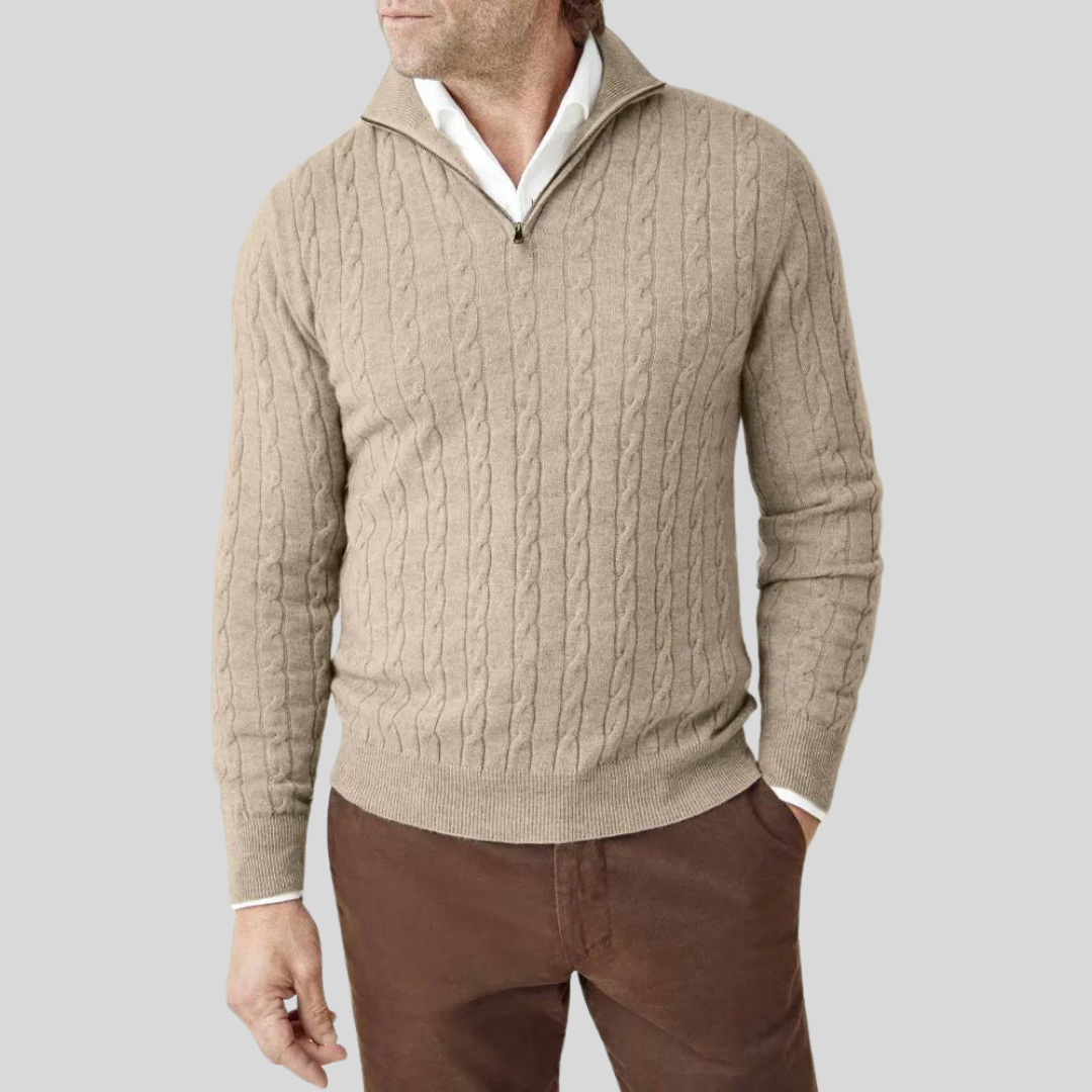 Herman | High-quality men's pullover with zipper