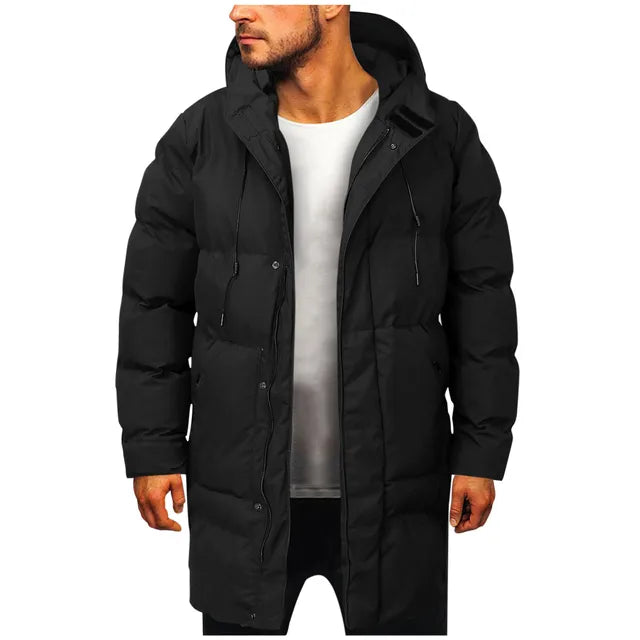 Mens Long Winter Coat Callahan With Water Repellent Warm Lining For Daily And Formal Wear
