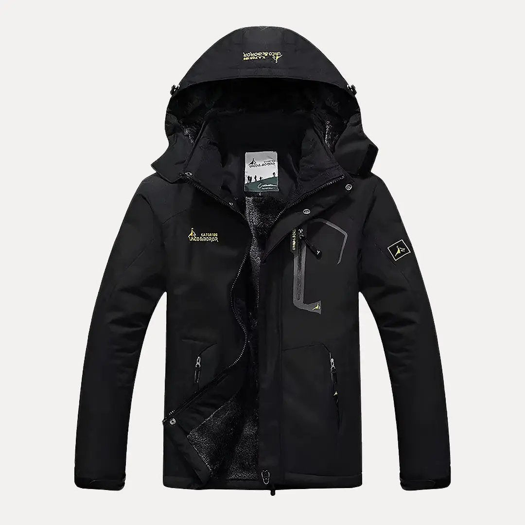 Zach Hooded Men Winter Jacket Military Inspired Anorak With Thick Insulation Windproof Design And Fur Lined Hood Waylynn