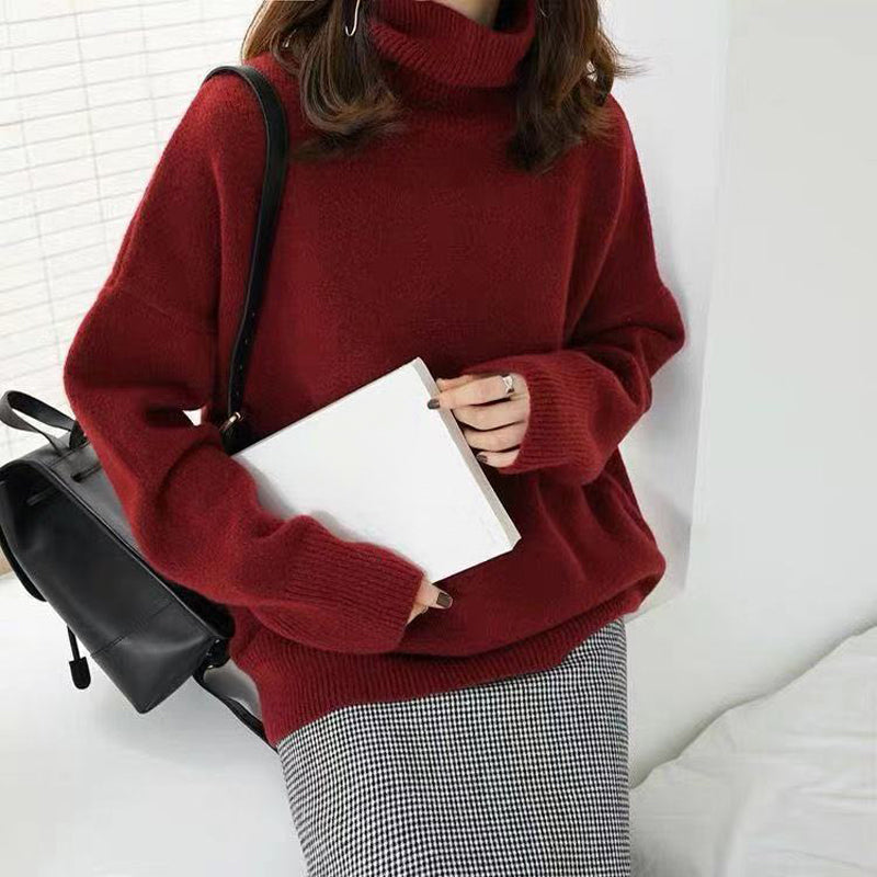 Zoé Soft Wool Turtleneck Sweater For Women Natural Warmth Silky Touch Flattering Fit