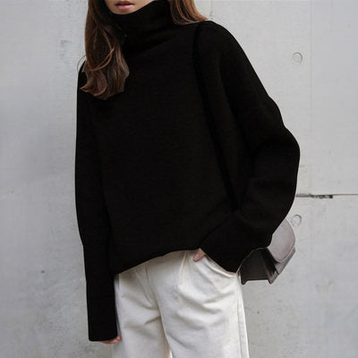 Zoé Soft Wool Turtleneck Sweater For Women Natural Warmth Silky Touch Flattering Fit