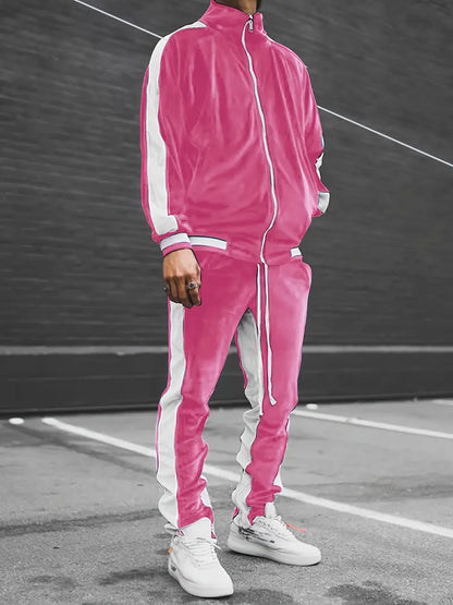 Max Classic Men's Tracksuit With Zipper Premium Comfort For Leisure And Light Sports