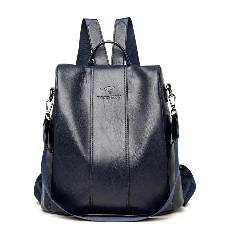 TrendAura Serenity Vegan Leather Convertible Backpack Handbag - Versatile Day To Night Style