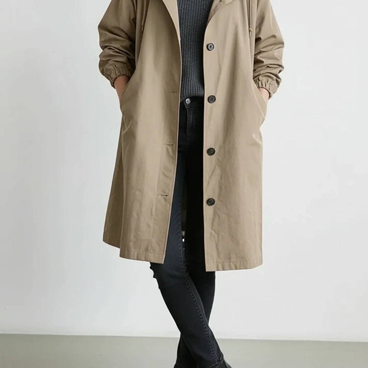 Women's Hooded Long Coat