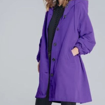 Kelly Womens Windbreaker Casual Midlength With Long Sleeves