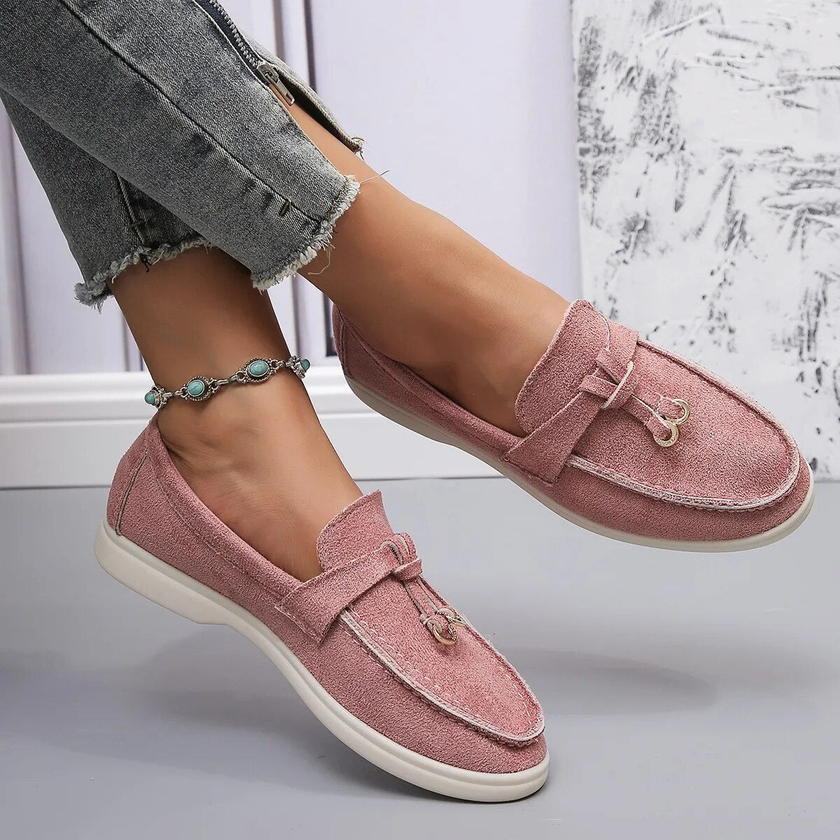 Kestrel Moccasins For Women All Day Comfort In Soft PU Suede Leather Look Luxury Casual Shoes