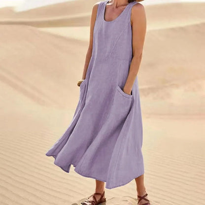 Zoë | Stylish Linen Dress for Women